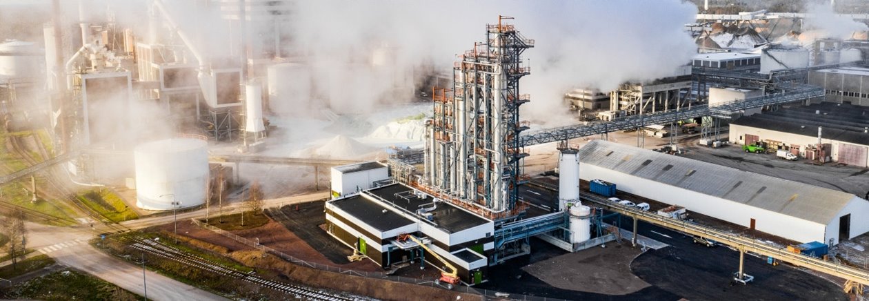 Södra Cell Bioproducts Metanolfabrik vid Södra i Mönsterås
