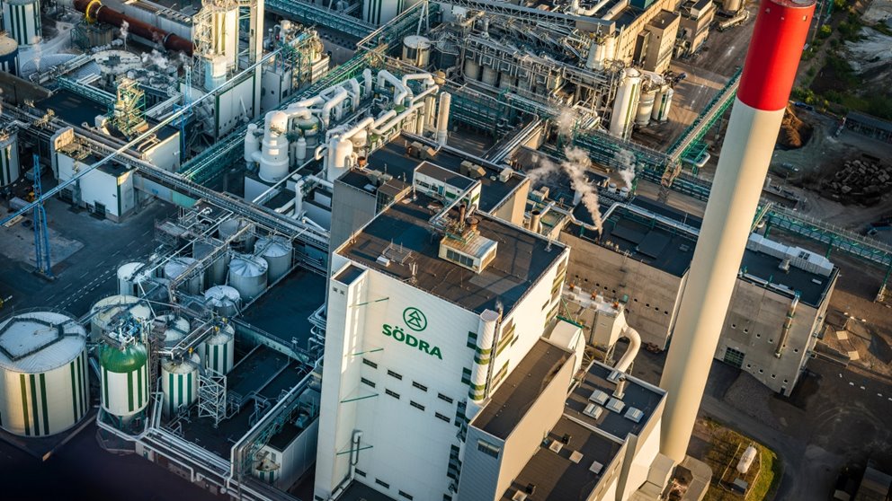 Värö bruk från ovan