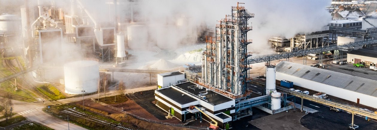 Södra Cell Bioproducts Metanolfabrik vid Södra i Mönsterås