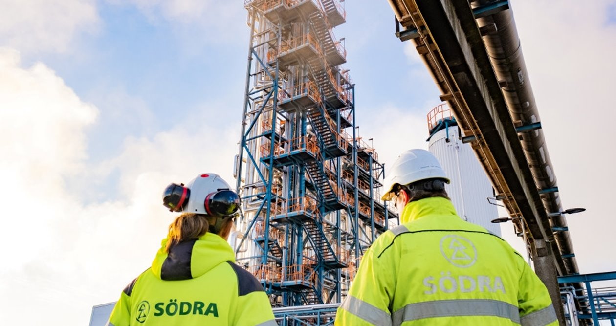 Södra Cell Bioproducts Metanolfabrik vid Södra i Mönsterås