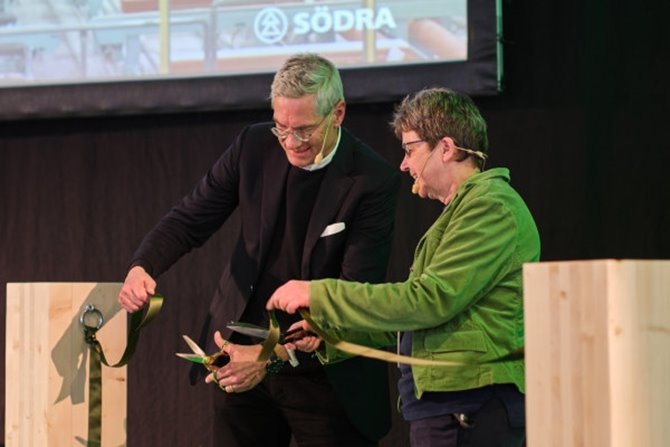 Invigning i Södras nya KL-träfabrik 15 mars 2023