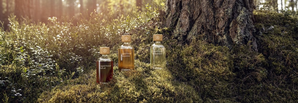 Liquid forest bottles