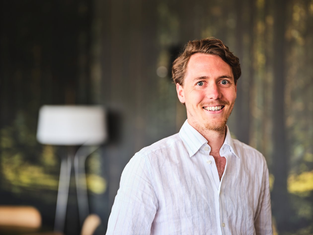 Medarbetare på huvudkontoret i Växjö Viktor Odenbrink sales manager