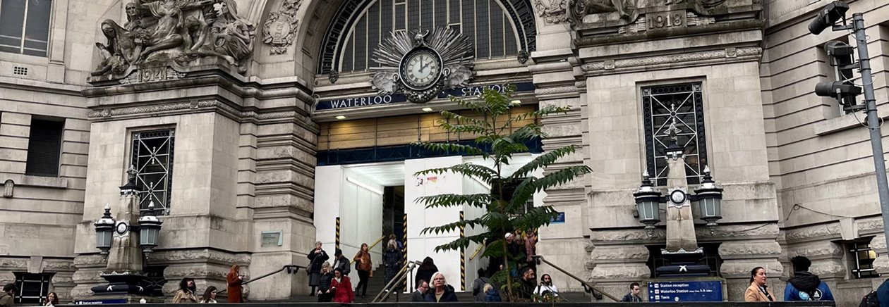 Filminspelning Waterloo station