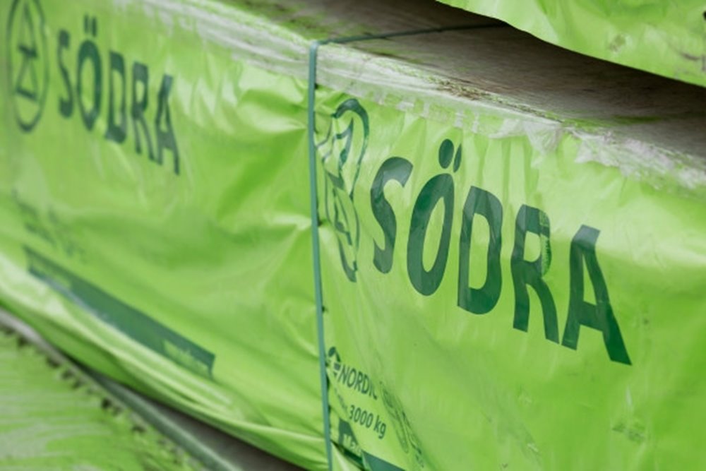 Södra Wood Ltd Bilder från hamnen i New Holland Virkespaket