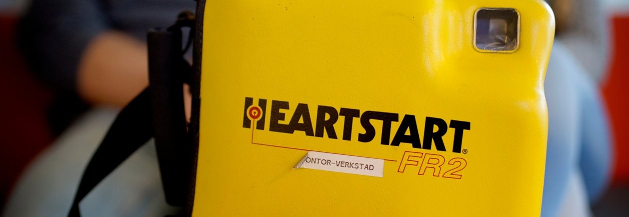 HLR hjärtstartare säkerhet arbetsmiljö