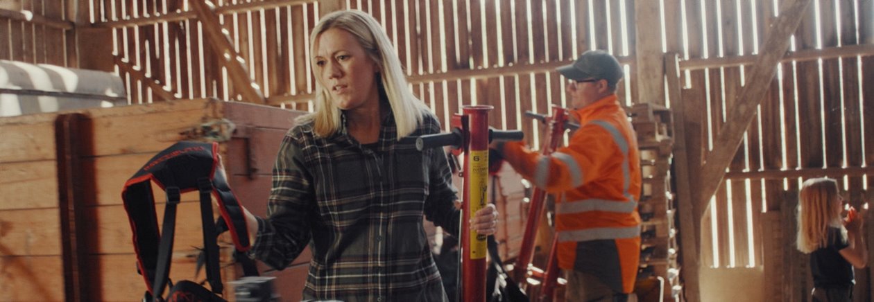 Bilder från filmen om Familjeskogsbruken
Frida Melin