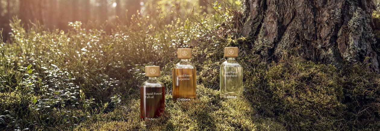 Liquid forest bottles