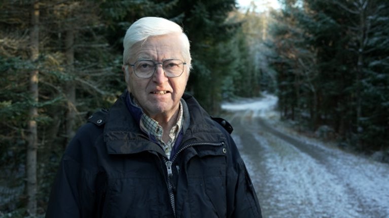 Marianne och Arne Lundin drabbades av stormen Gudrun 8 januari 2005
Här ser vi de 20 år efter stormen 