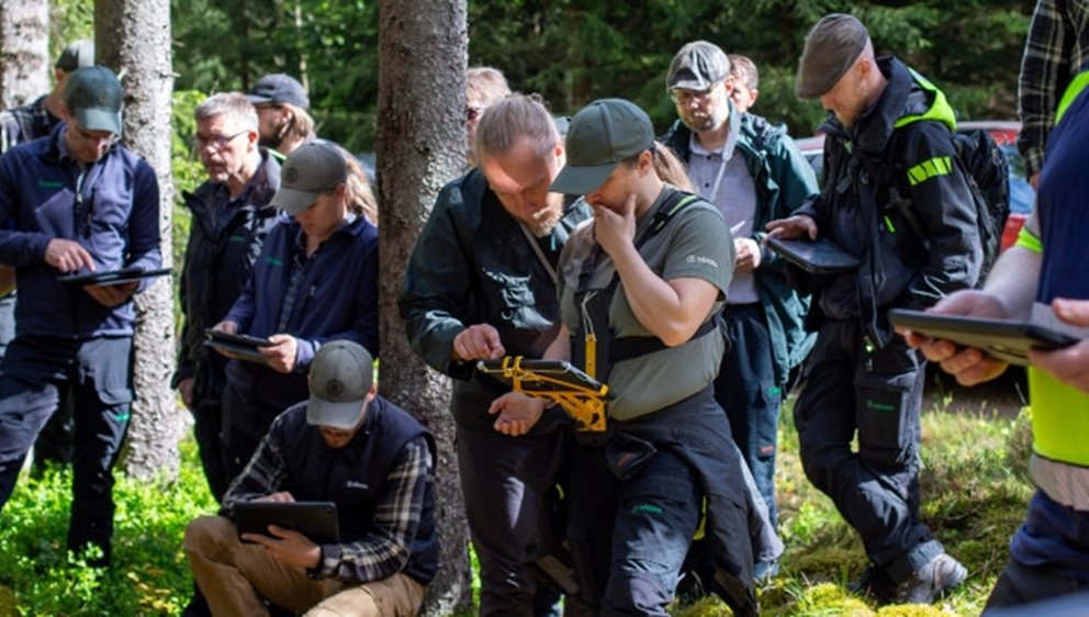 Fälttester av den nya planläggarappen. 28 maj 2025