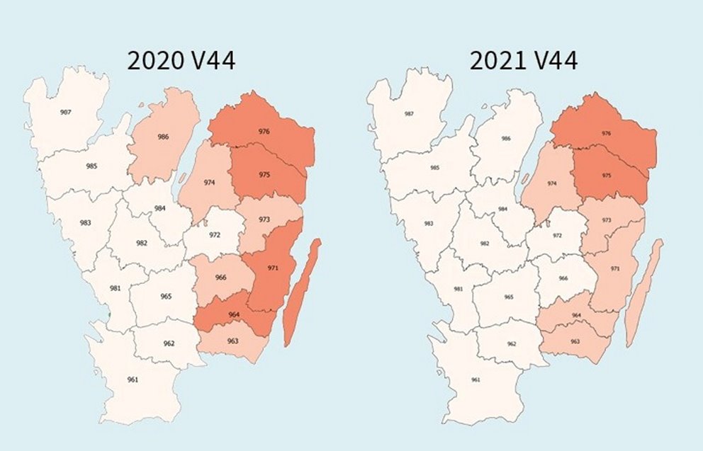 Granbarkborreskador 2018-2023