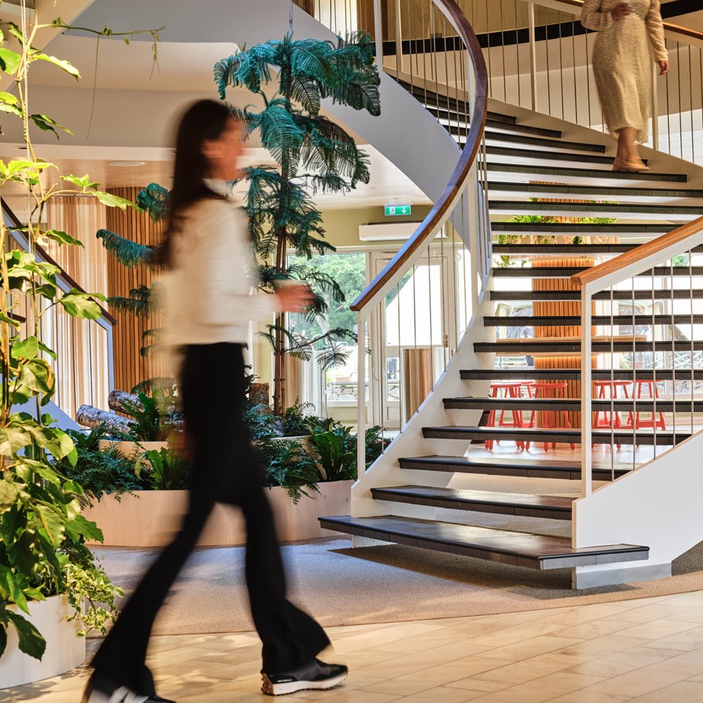 Trappan på Södras kontor