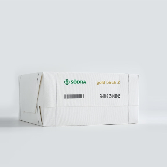 Pulp bale with Södra's product Gold 