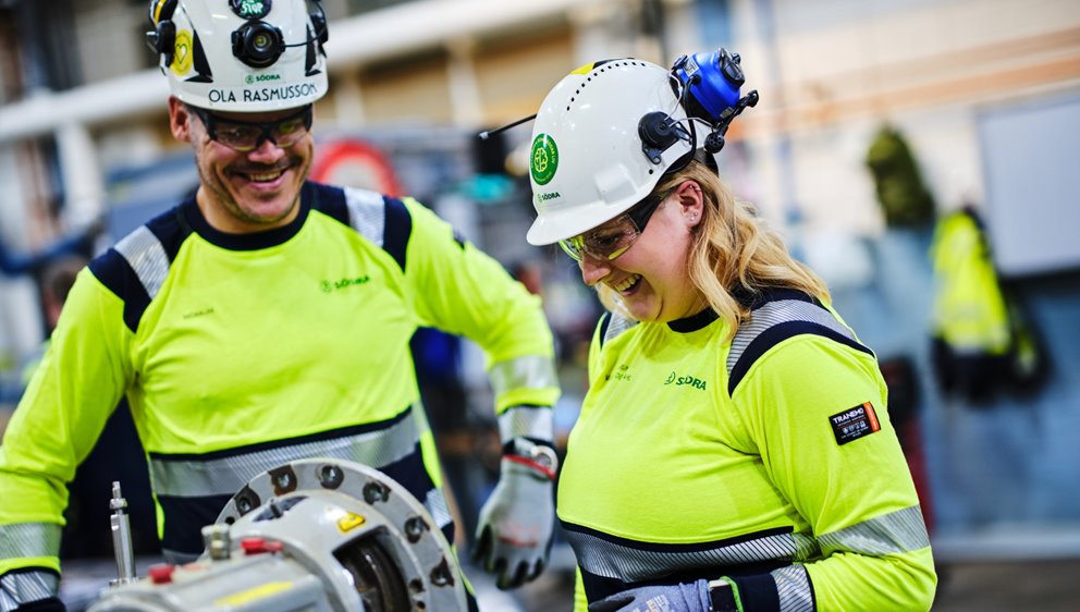 Medarbetare på Södra Cell Mörrum