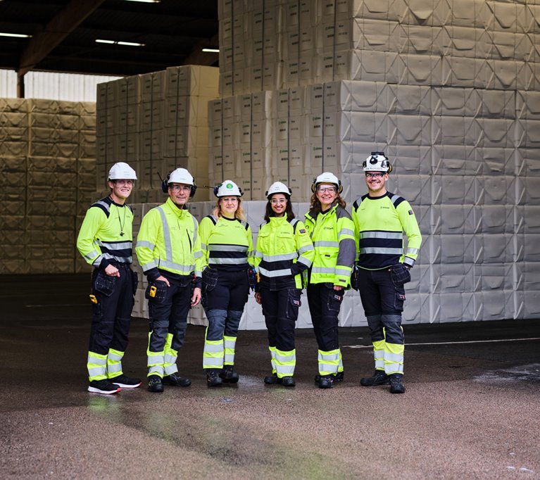 Medarbetare på Södra Cell Mörrum
Aishwarya Muraleedharan, Boris Olsson, Emil Ek, Ola Rasmusson, Wilma Söderdahl och Zarah Karlsson