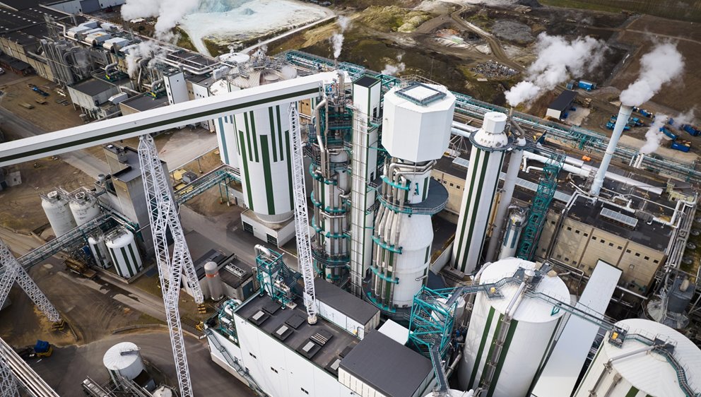 Drönarbilder Södra Cell Värö