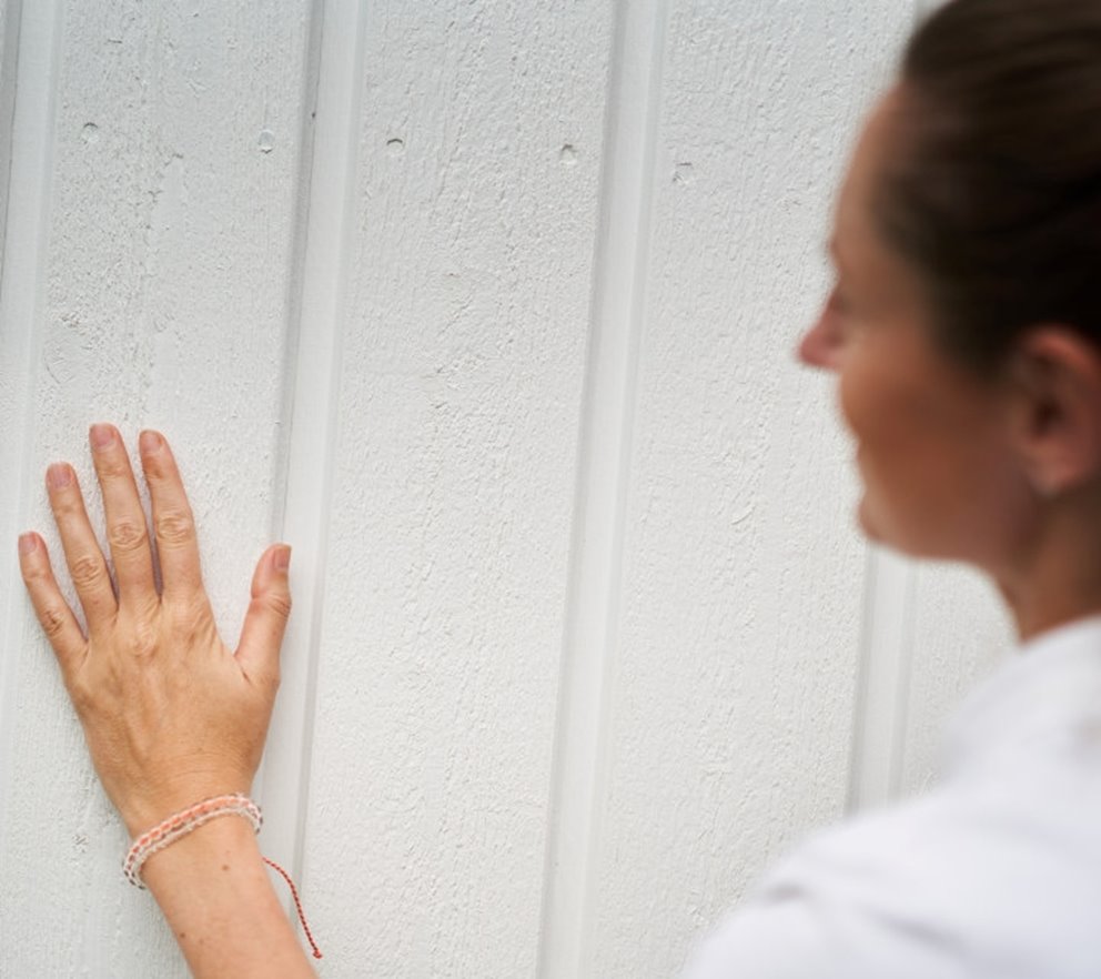 Målad ytterpanel