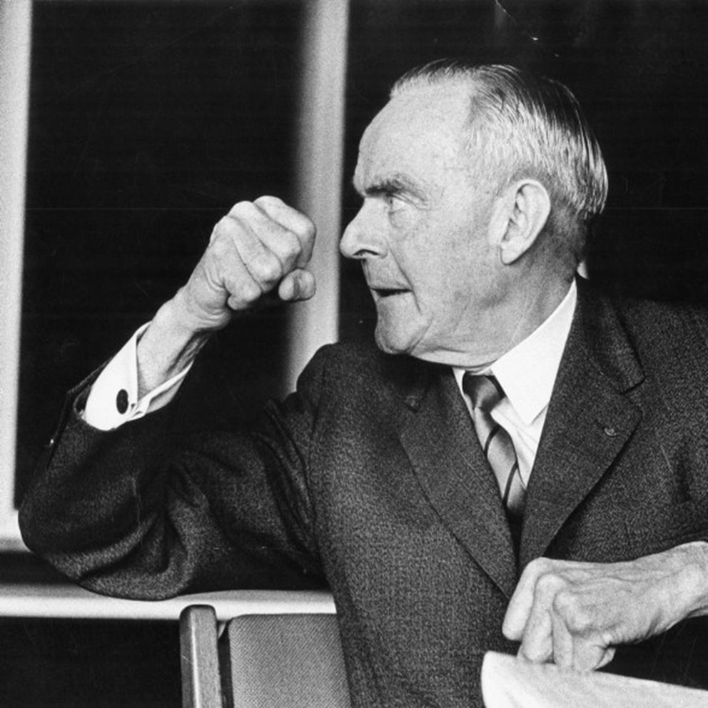 Gösta Edström kunde som få agitera för sin sak både i tal och gester. 