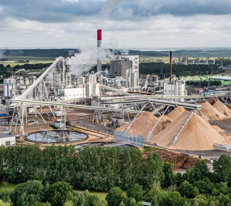 Södras anläggning - Kombinat med massabruk och sågverk