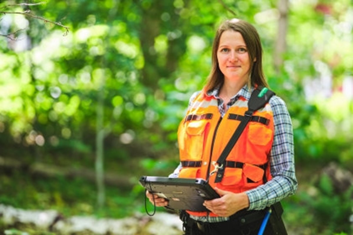 Medarbetare på Södra Skog Hanna Cavonius planläggare