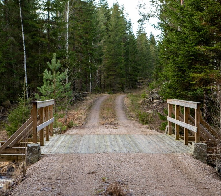 Bro i Attsjö. Folder om broar - Joel Persson.