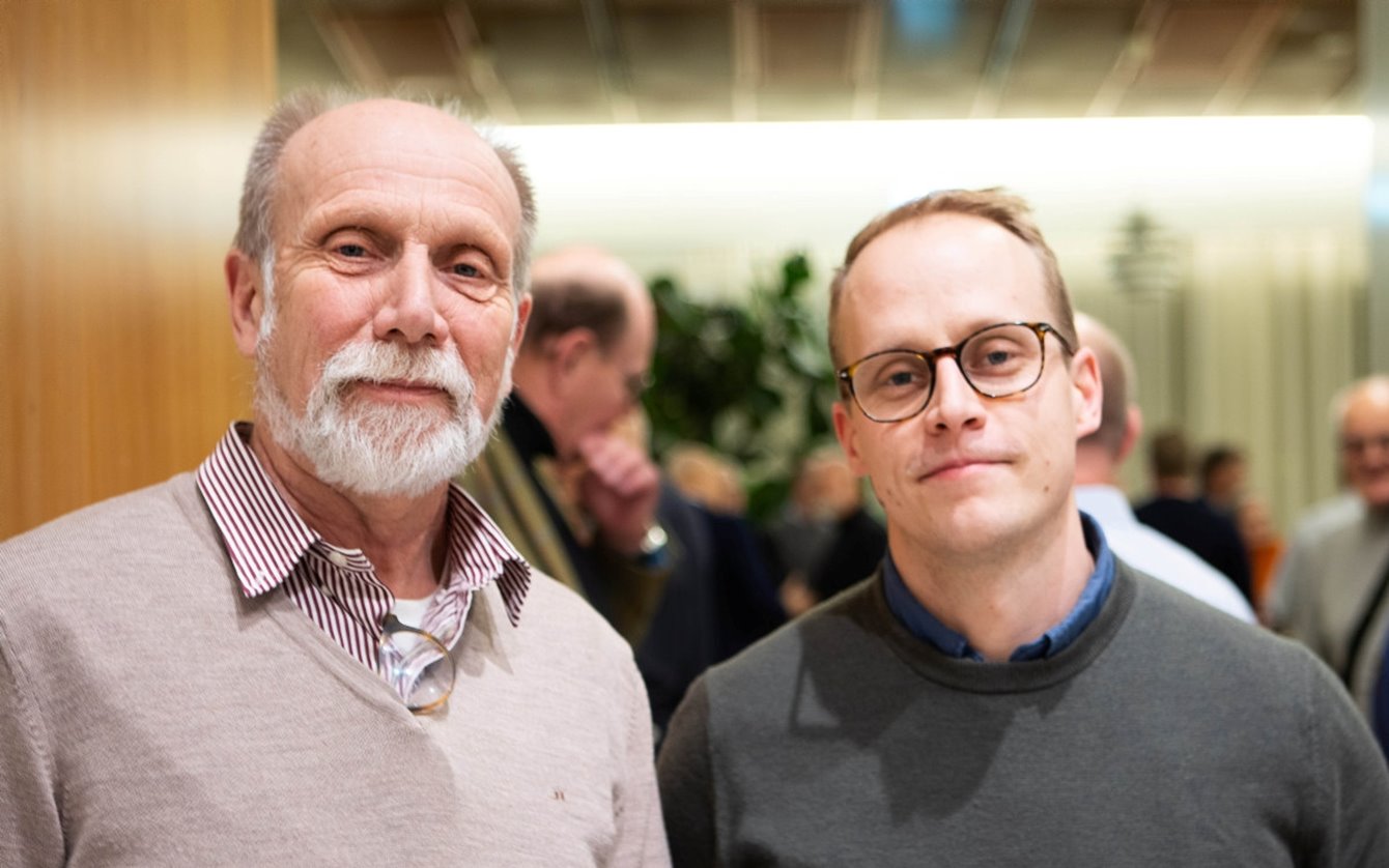 Bengt Hane och Erik Hane tyckte att det var intressant att få information om vad som händer med Södras organisation och vad som är aktuellt på marknaden.