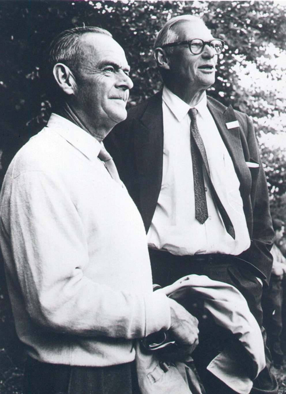 Bild på Gösta Edström och Marcus Wallenberg