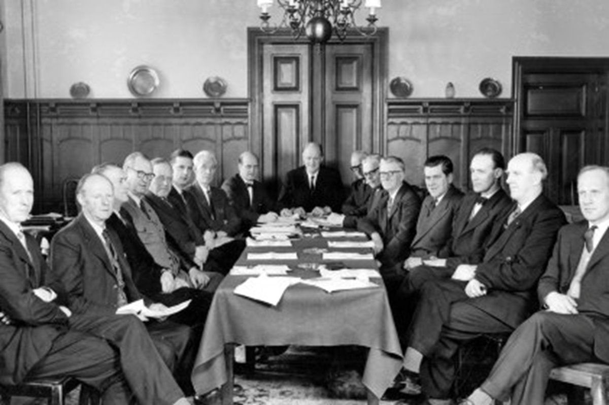 Styrelsen. Hallands Skogsägareförening 1959.