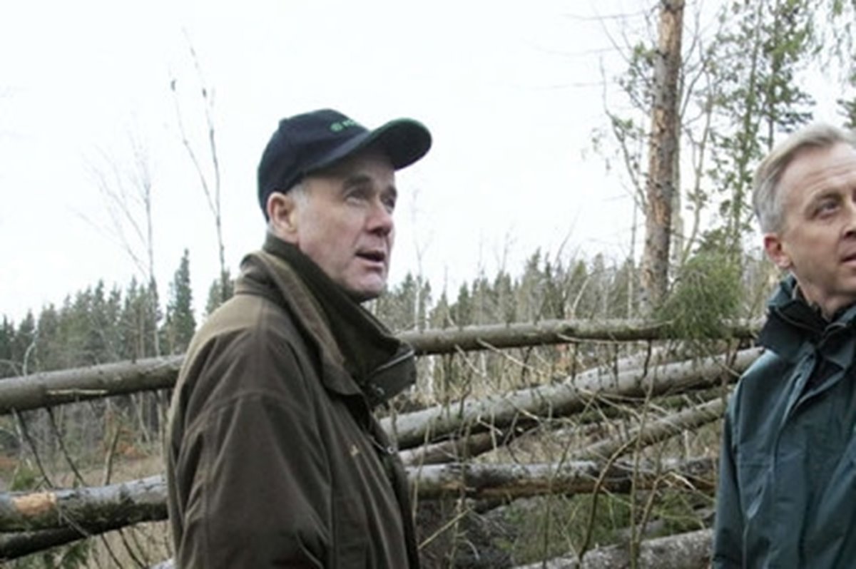 Storm Kronobergs Län. Lars-Eric Åström och Leif Brodén