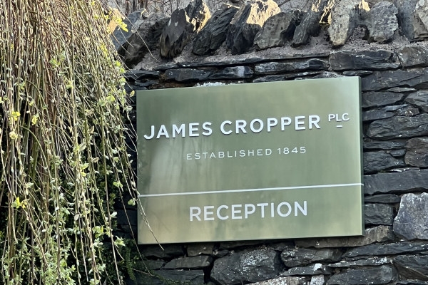 Kundbesök hos James Cropper UK