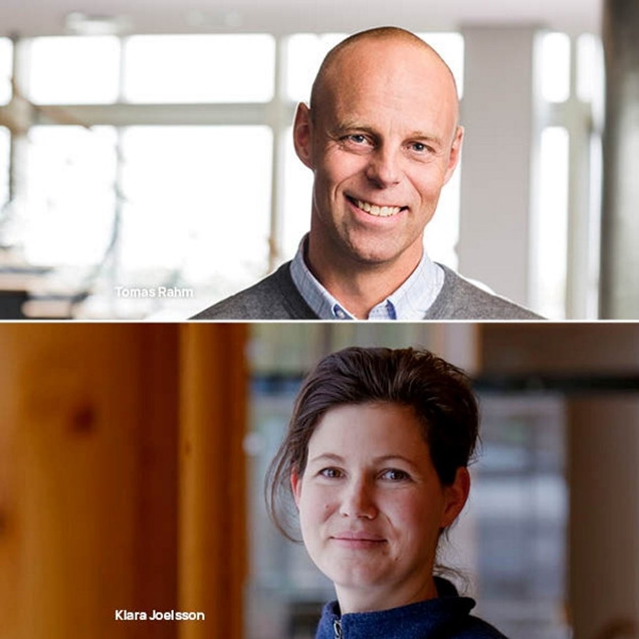 Tomas Rahm och Klara Joelsson