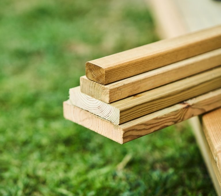 Tryckimpregnerad trall 28x120 mm 22x95 mm 22x70 mm Staketribb 28x45 mm