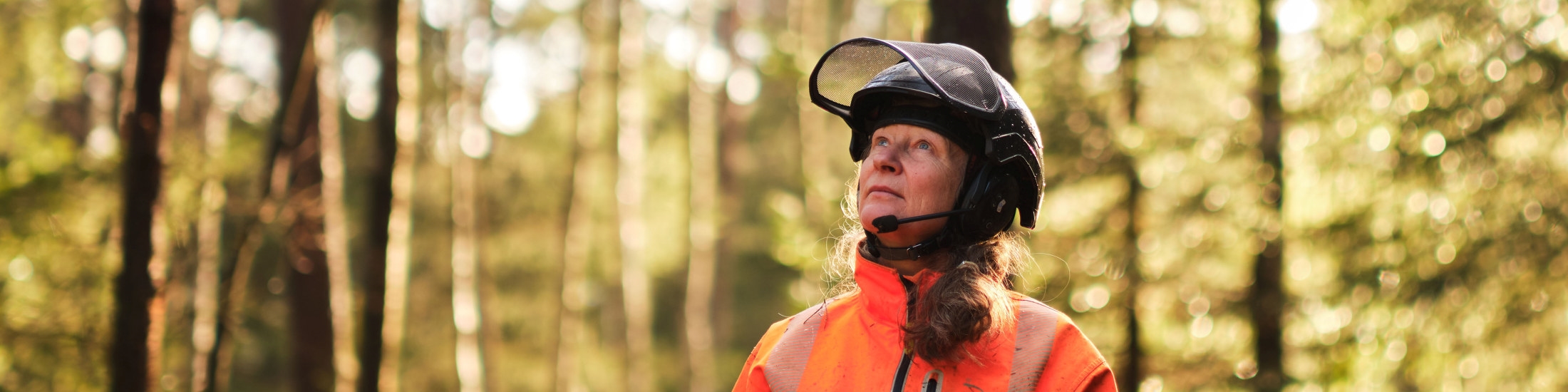Kampanjbilder från kampanjen Skogslandslaget. Mathilda Clausen Wingårdh medlem i Södra