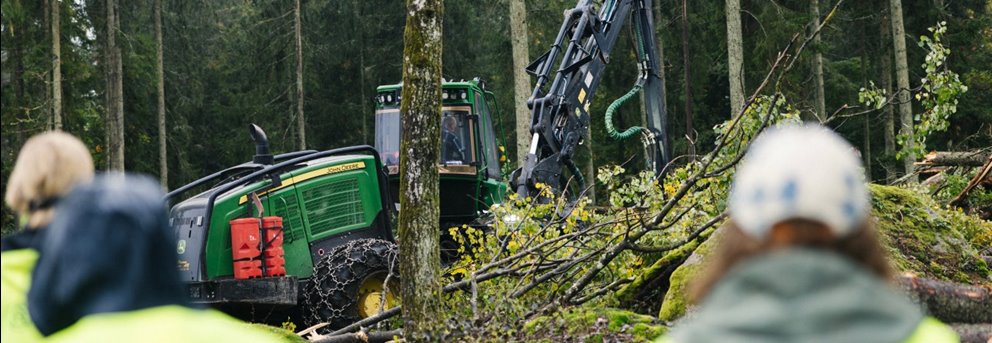 Kundbesök i skogen