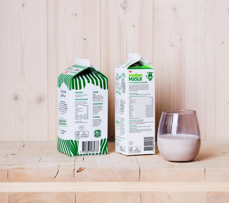 Bild på mjölkpaket