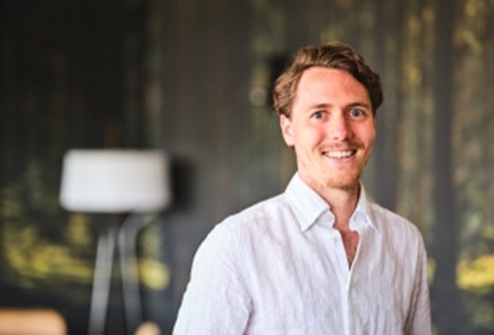 Medarbetare på huvudkontoret i Växjö Viktor Odenbrink sales manager