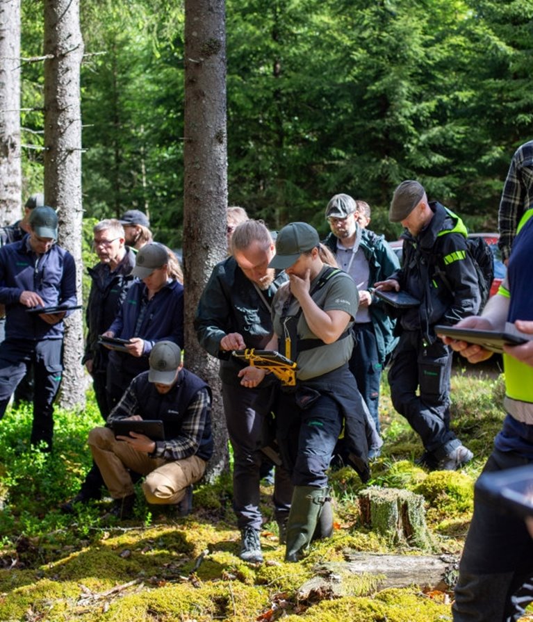 Fälttester av den nya planläggarappen. 28 maj 2025