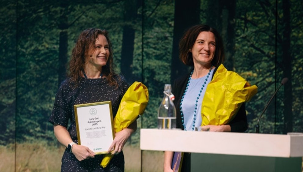 Bilder från föreningsstämman i Växjö 3 juni 2025
Camilla Lundberg Ney och Petra Pilawa, Svensk kooperation, pristagare Lars-Eric Åströms pris