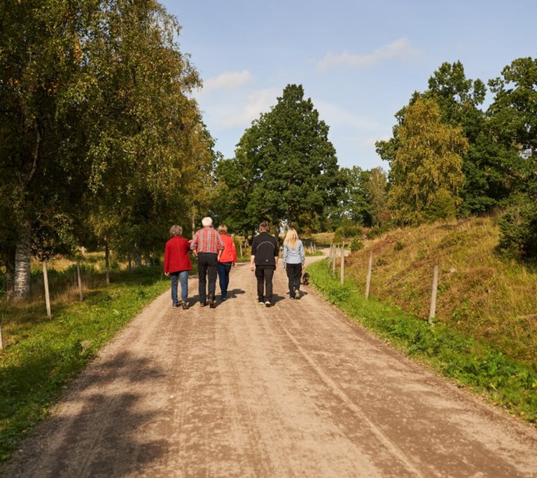Skogsinspektor medlem 2020.
Från vänster Runa Levinsson, Ingemar Levinsson, Katarina Carlsson, Joakim Carlsson, skogsinpektor Åsa Andersson.