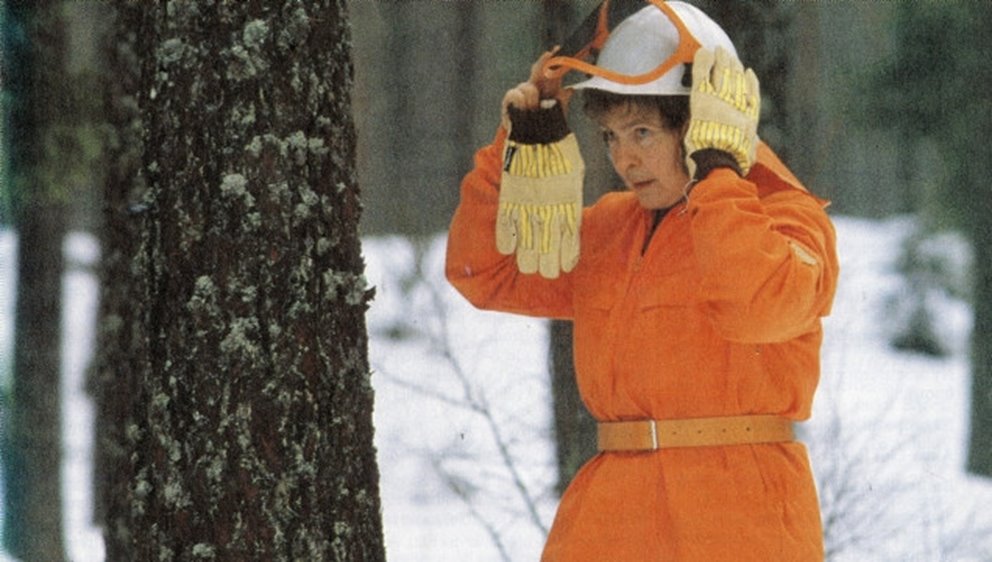 Anna-Lisa Wilhelmsson på omslaget av Södra kontakt nr 1 86, beskuren bild (se 080).