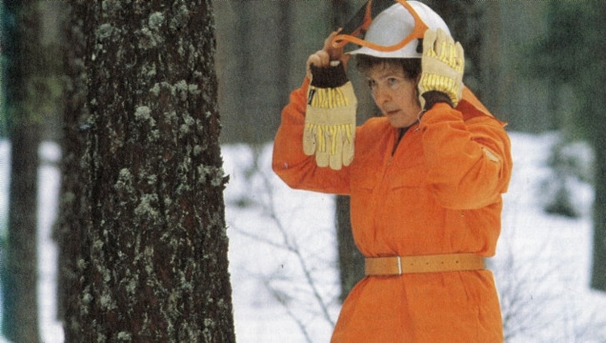 Anna-Lisa Wilhelmsson på omslaget av Södra kontakt nr 1 86, beskuren bild (se 080).