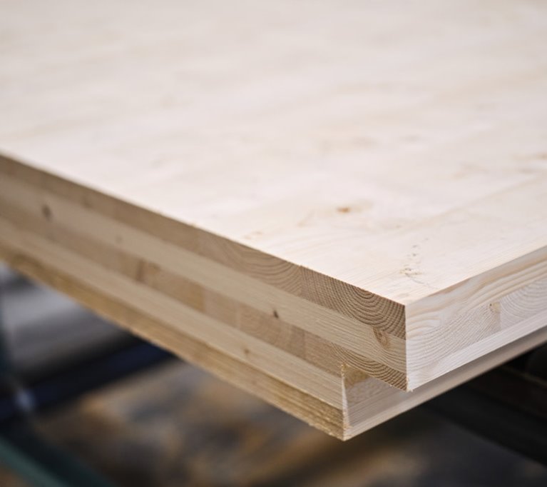 Bilder från vår fabrik F2, för korslimmat (KL-trä), på kombinatet i Värö