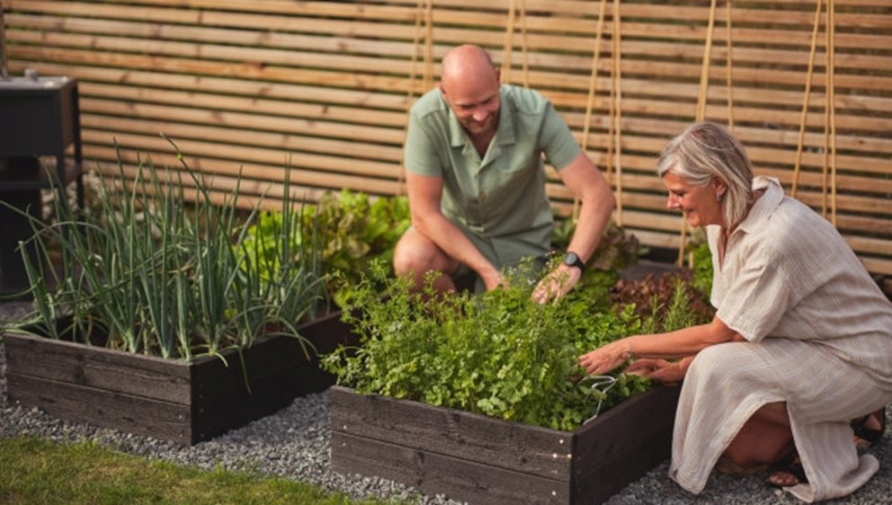 Fotografering av Wood slutprodukter vid sjön Målen sommar 2023, alla medverkande är modeller.
Produkter Staketläkt NTR AB 28x45, Stolpe NTR A 70x70