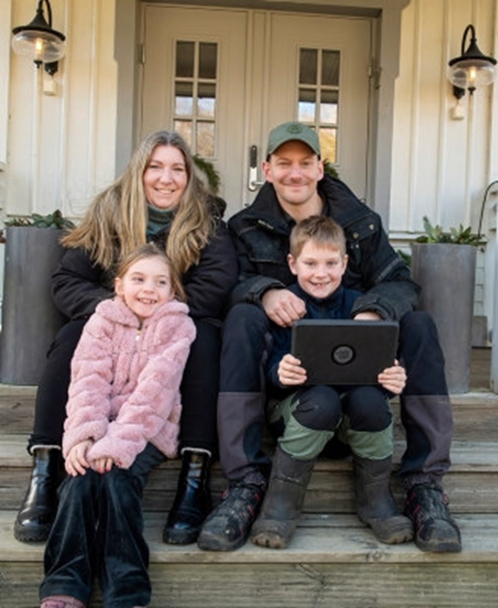 Medlemsreportage Södramedlemmarna Kristofer och Maddeleine Andersson på släktgården Haga i Tranemo.