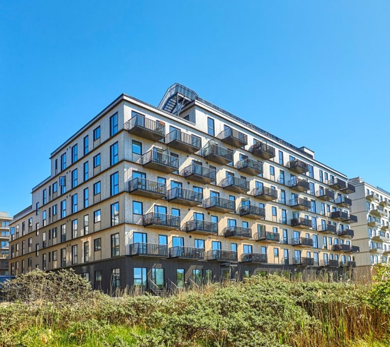 Flerbostadshus Kronen i UN17 village