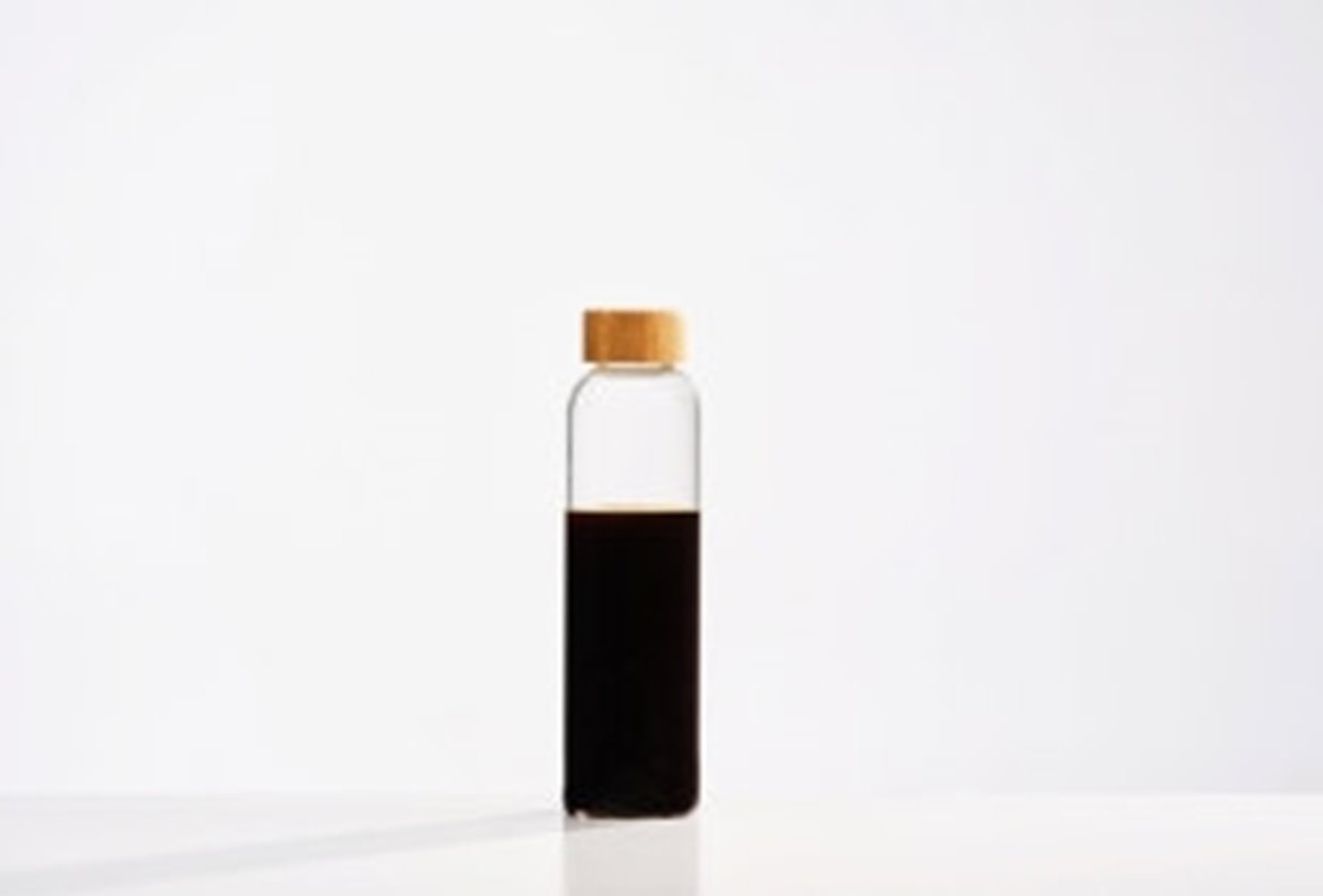 Bottle of tall oil