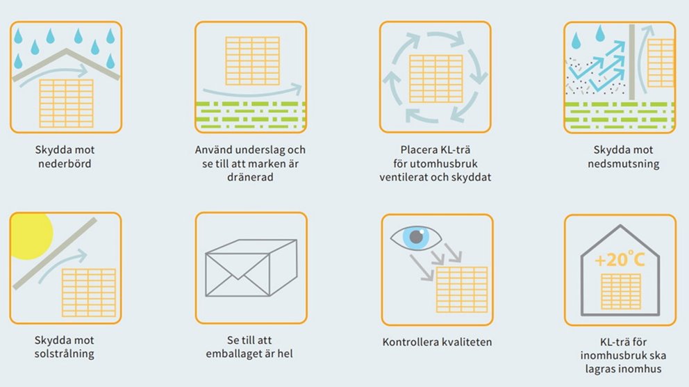 Hantering av KL-trä