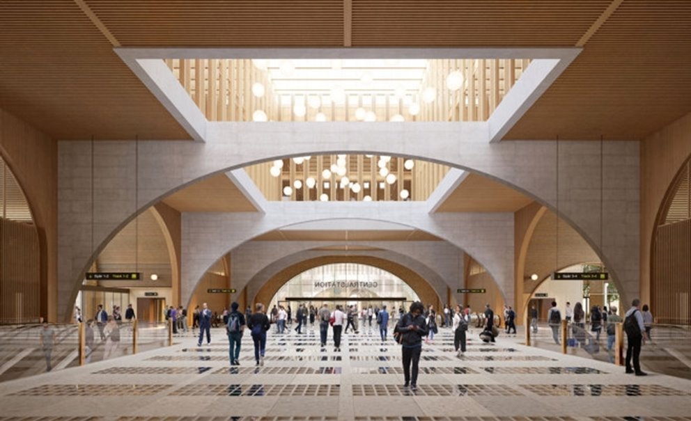 Visionsbild Göteborg Grand Central, GGC