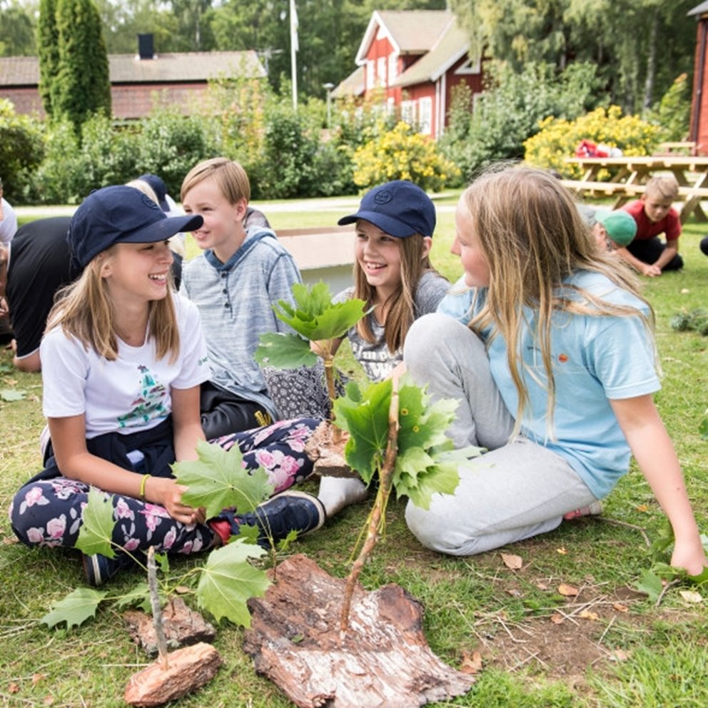 A group of children at Södra Kollo