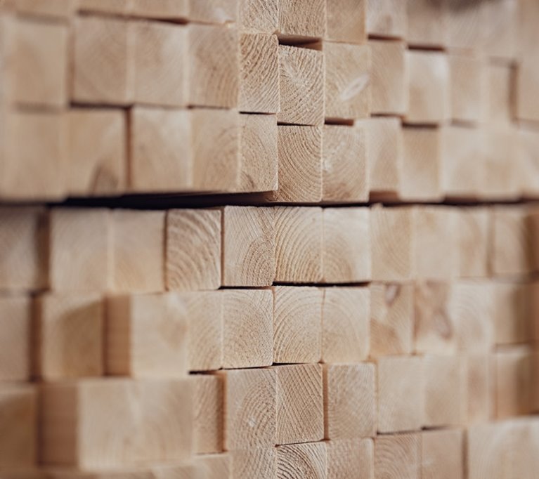 Konstruktionsvirke på bygghandel
